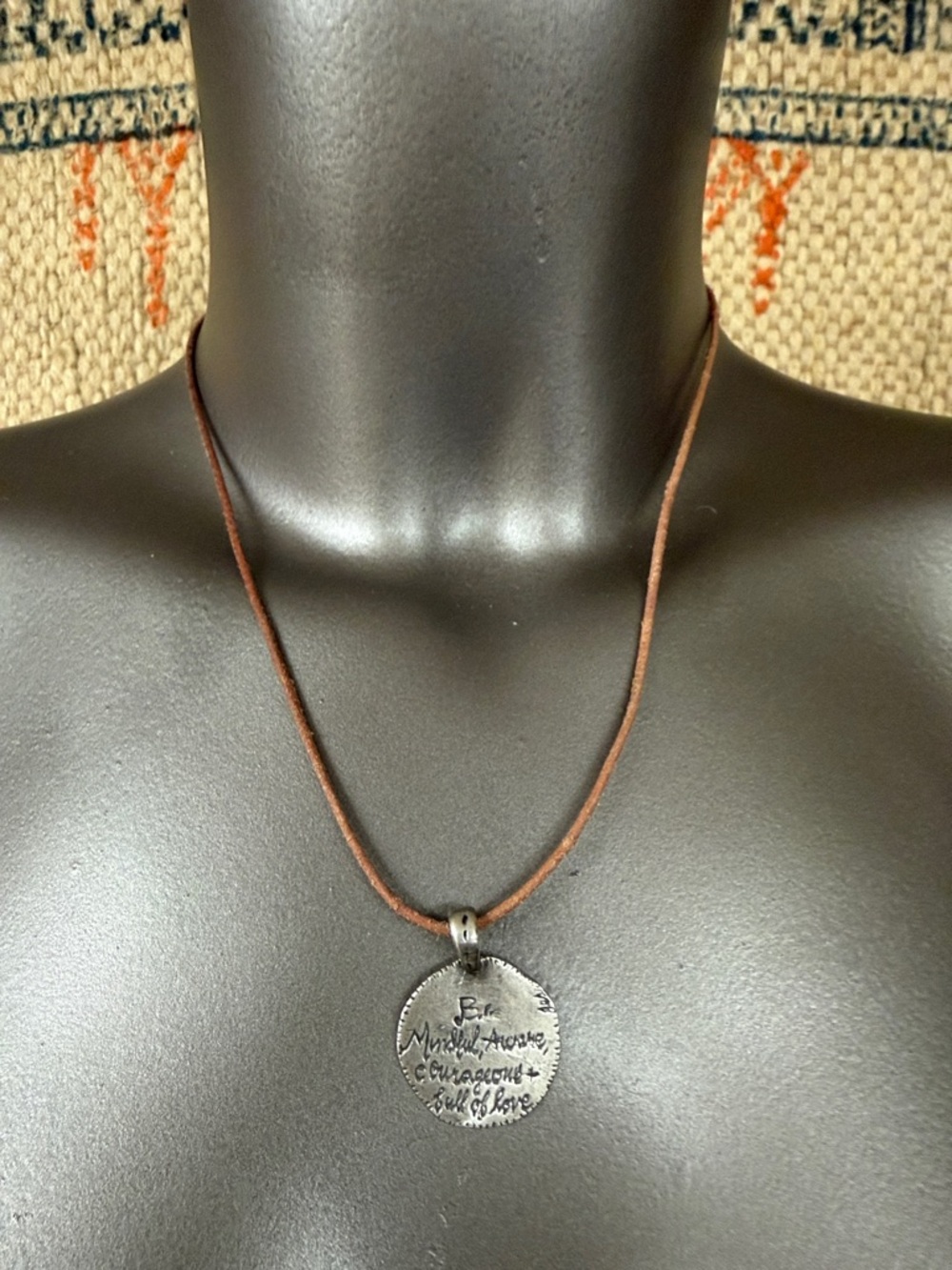 Jes MaHarry Midnight Horses Sterling Silver leather cord necklace. New with tags - Picture 5 of 6